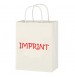 Kraft Paper White Shopping Bag