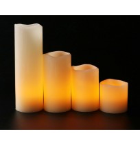 Pack of 4 Remote Control LED Candles