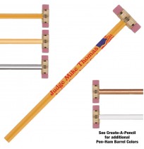 2 Double Eraser Gavel Pencil