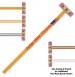 2 Double Eraser Gavel Pencil