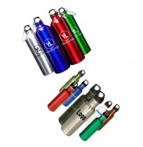 Aluminum Water Bottle W/ Carabiner